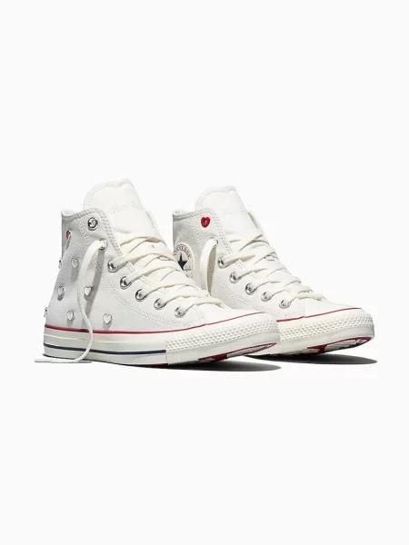 Otroške superge Converse Chuck Taylor All Star Valentine's Day bela