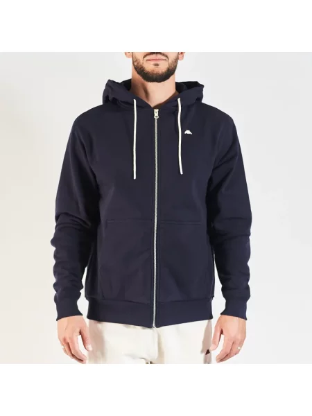 Bluza z kapturem Kappa z kapturem niebieska