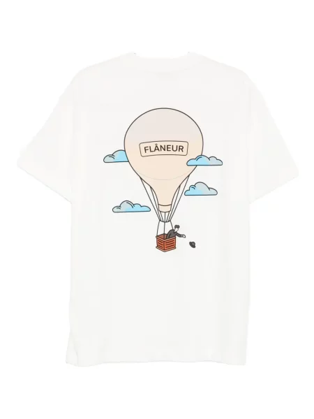 Tricou Flâneur alb