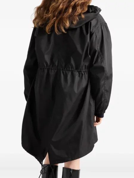 Geacă parka Prada cu glugă negru