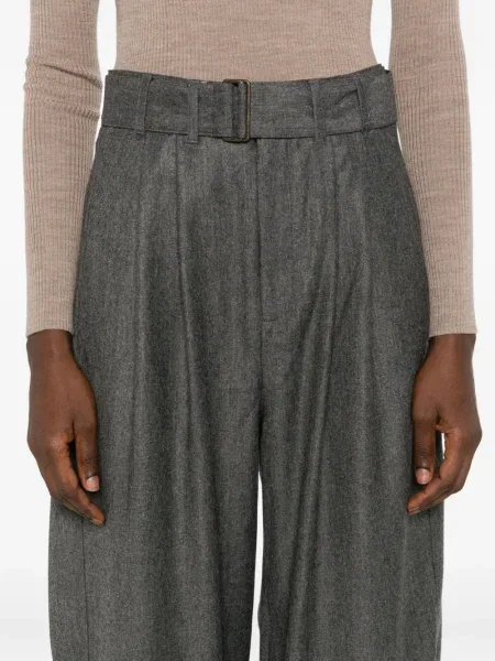 Pantaloni Soeur plisate gri