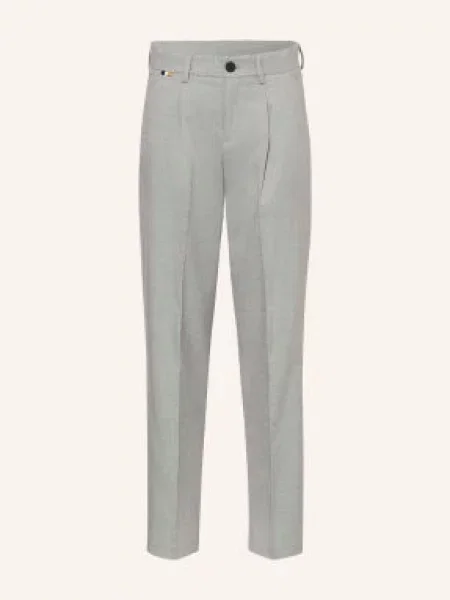Boss Oblekové Kalhoty grey šedé