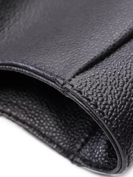 Δερμάτινη τσάντα shopper Tod's μαύρο