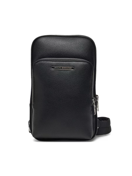 Armani Exchange Torbica za okrog pasu črna
