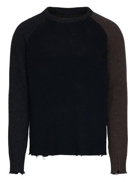 Pulover Mm6 Maison Margiela zdrențuiți maro