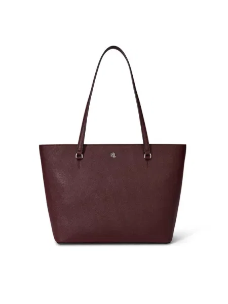 Kabelka LAUREN RALPH LAUREN Bordó červená