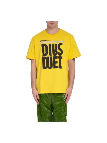 Koszulka Doublet z logo żółta