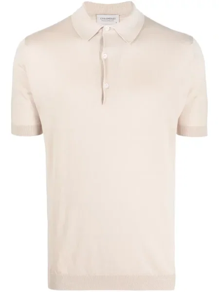 Pletena rebrasti polo majica John Smedley