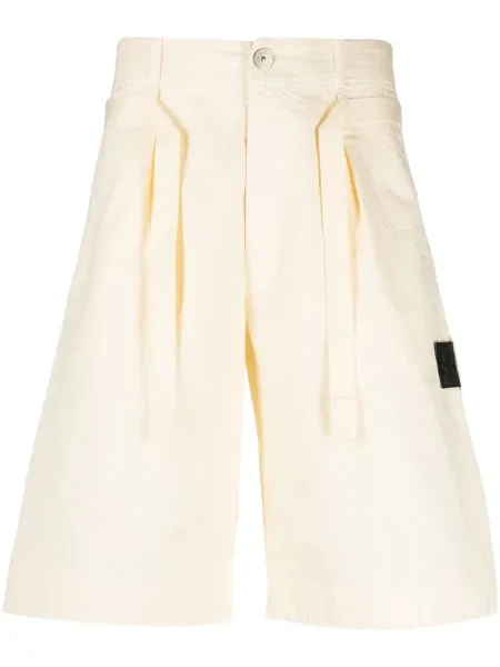 Pantaloni chino Stone Island Shadow Project cu strasuri galben