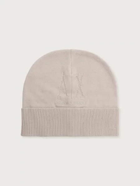 Armani Exchange căciulă de damă din lână bej