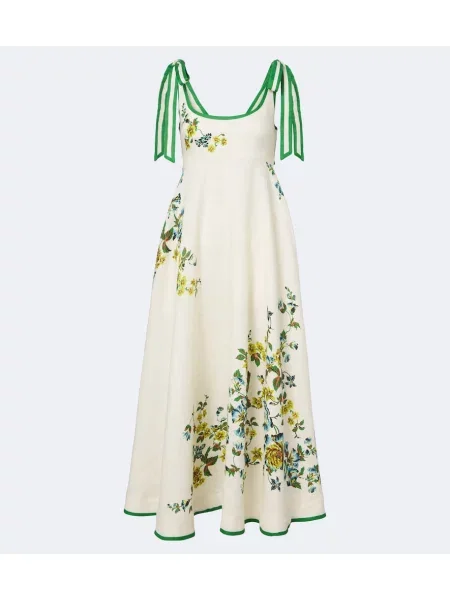 Rochie maxi Alemais de in cu model floral