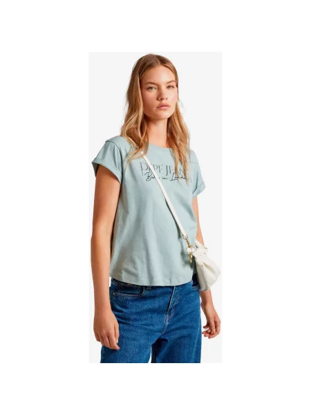 Koszulka Pepe Jeans Hannon krótki rękaw XS niebieska