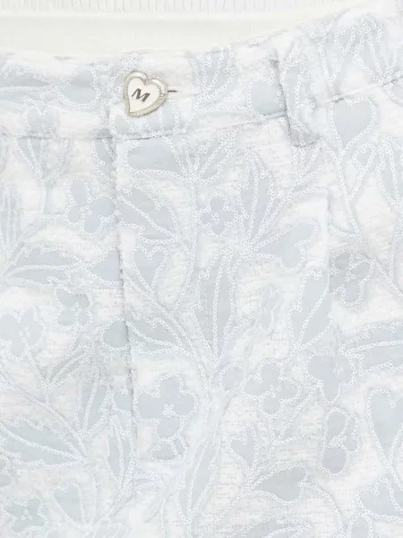 Fusta mini Miss Sixty cu model floral albastru