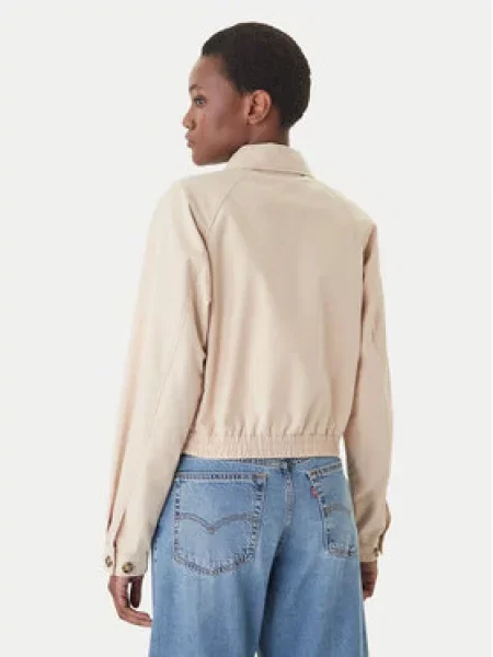 Tommy Jeans Prechodná bunda béžová