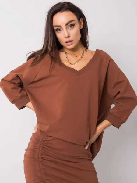 Hanorac Fashionhunters maro