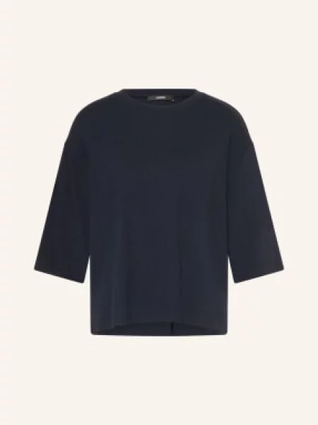 Someday Bluzka Kavira Z Rękawem blau granatowa