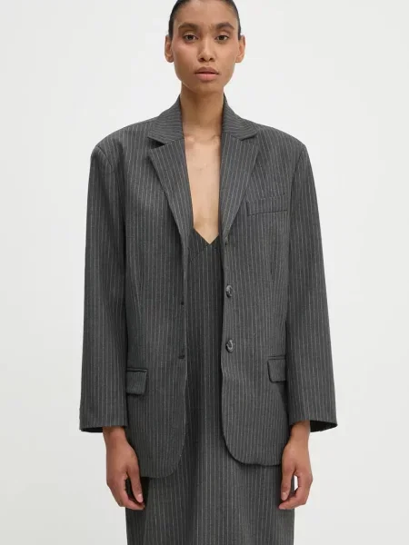 Sacou Harry un singur rand de modelator gri