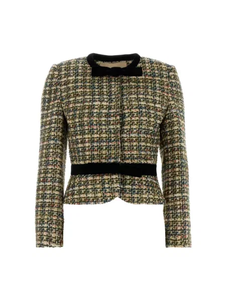 Wielobarwność marynarka Valentino Garavani tweedowa