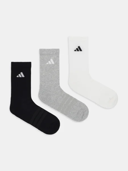 ADIDAS PERFORMANCE Športne nogavice Ess progasto bež / temno siva / črna bela