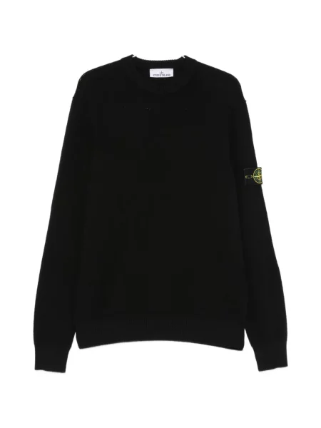Pulover Stone Island cu strasuri negru