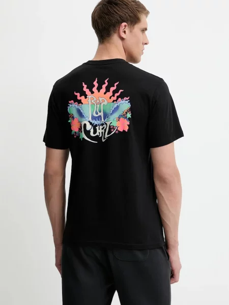 Тениска Rip Curl DAZED с десен черно