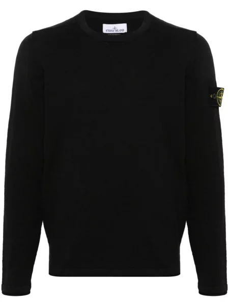 Pulover Stone Island cu strasuri negru