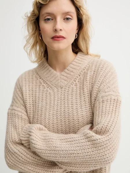 Шерстяной свитер Filippa K коричневый