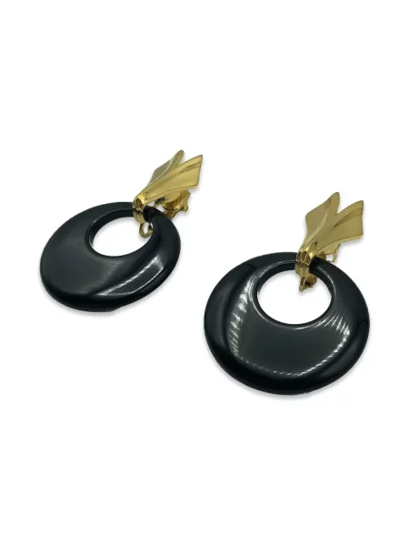 Fülbevaló Jennifer Gibson Jewellery fekete