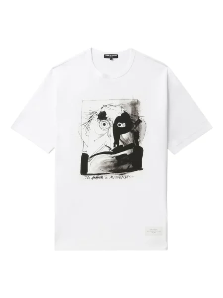 Tricou Comme Des Garçons Homme cu imagine alb