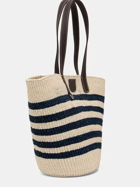 Weekend MaxMara Geantă pe umăr WKAGENNAIO cu adaos de piele bej