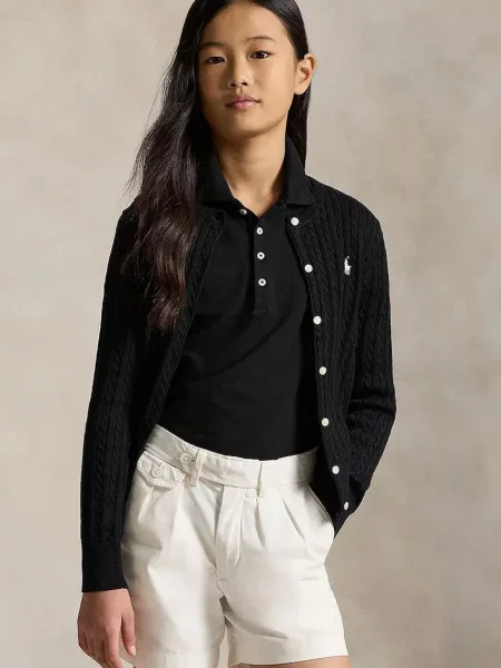 Polo Ralph Lauren kardigán detský čierna