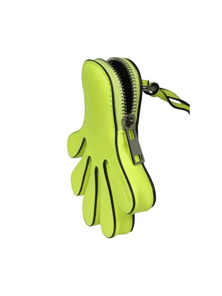 Lniany portfel Msgm zielony