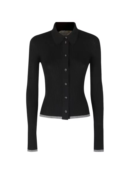Cardigan Roberto Collina tricotate negru