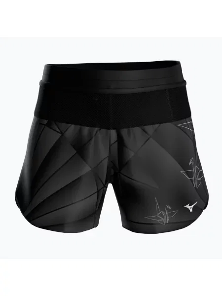 Pantaloni scurți de alergare pentru femei Mizuno Active Graphic Multi Pocket 4 taniori
