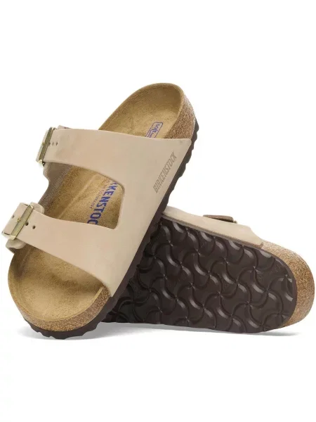 Pantofi Birkenstock din piele bej