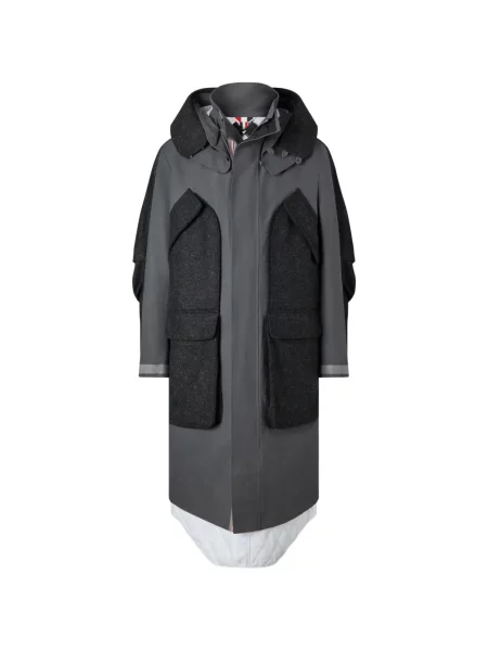 Geacă parka Thom Browne gri