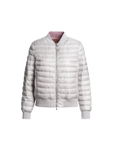 Parajumpers Kurtka Puchowa Leila Model Dwustronny grau beżowa