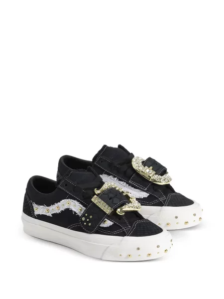 Sneakerși Vans Old Skool cu cataramă negru