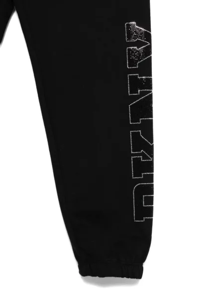 Stras pantaloni Dkny alergare negru