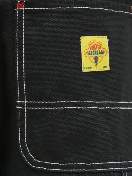 Pantaloni scurți din denim Icecream negru