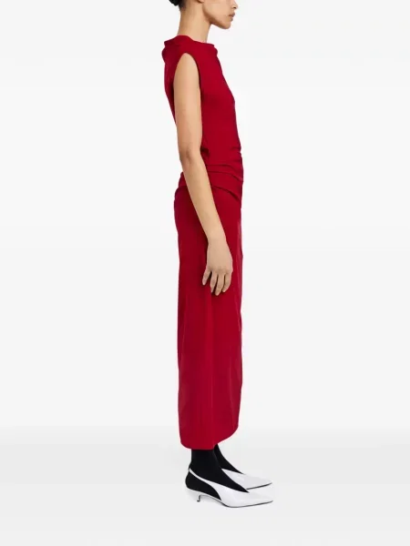 Midi šaty Proenza Schouler červená