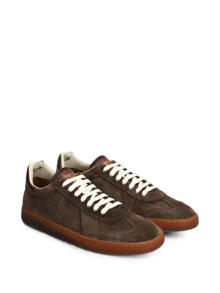 Sneakerși Officine Creative din piele de căprioară maro