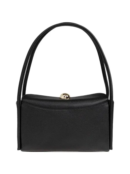 Geanta de piele Furla din piele negru