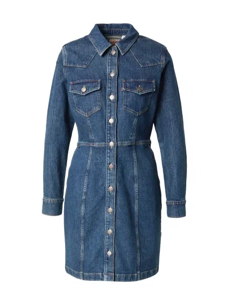 LEVI'S ® Rochie tip bluză Flynn Western Dress închis albastru