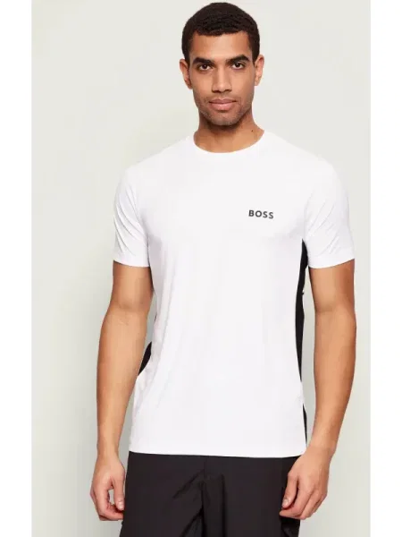 BOSS GREEN Tricou TS_TOC Spin CB Boss x The Chance alb