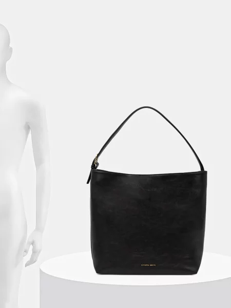 Шкіряна сумочка Liviana Conti чорний