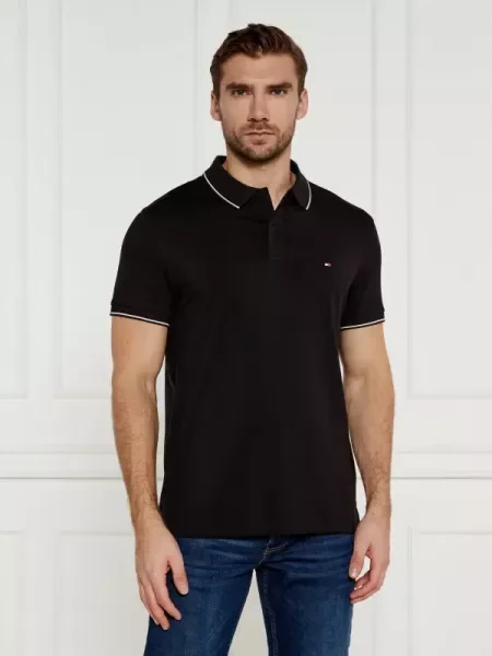 Tommy Hilfiger Tenisz póló fekete