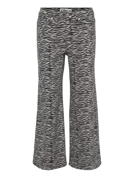 Only Petite Jeans ONLMADISON gri deschis negru