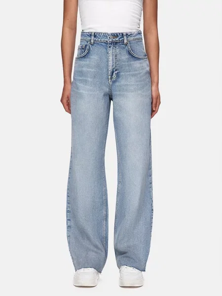 Широкі джинси LTB Jeans бавовна/еластан блакитний