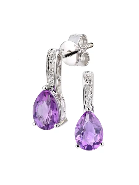 DIAMANT LETERNEL Cercei argintiu